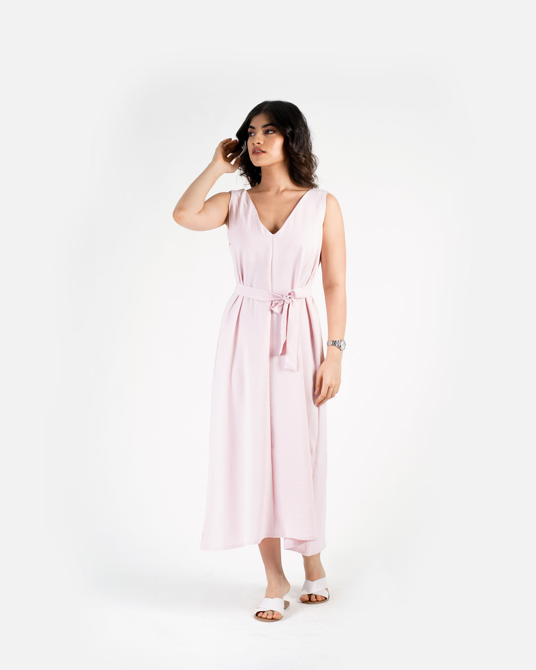 V A-line Midi - Blush