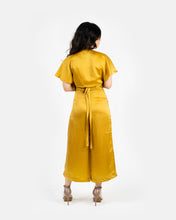 Load image into Gallery viewer, Satin Jumpsuit - Mustard
