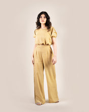 Load image into Gallery viewer, Linen Crop + Pant - Nude
