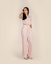 Load image into Gallery viewer, Linen Crop + Pant - Pink
