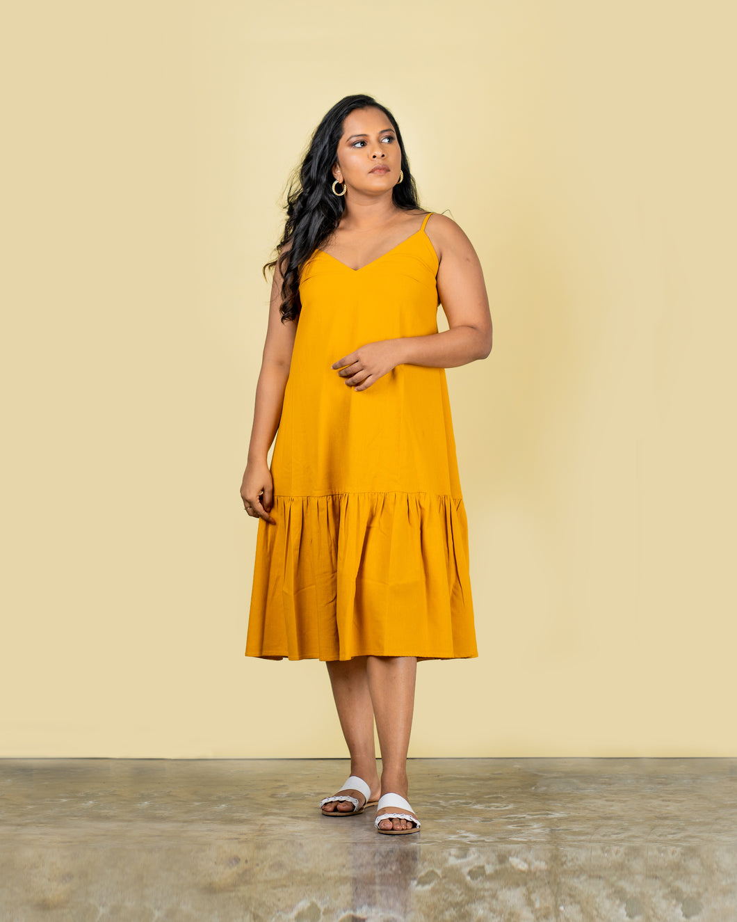Summer Love Dress - Mustard