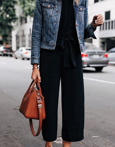 Midi Essential Jumpsuit - Black