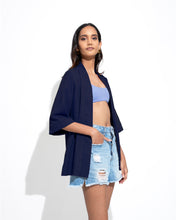 Load image into Gallery viewer, Summer Mini Cardigan - Navy
